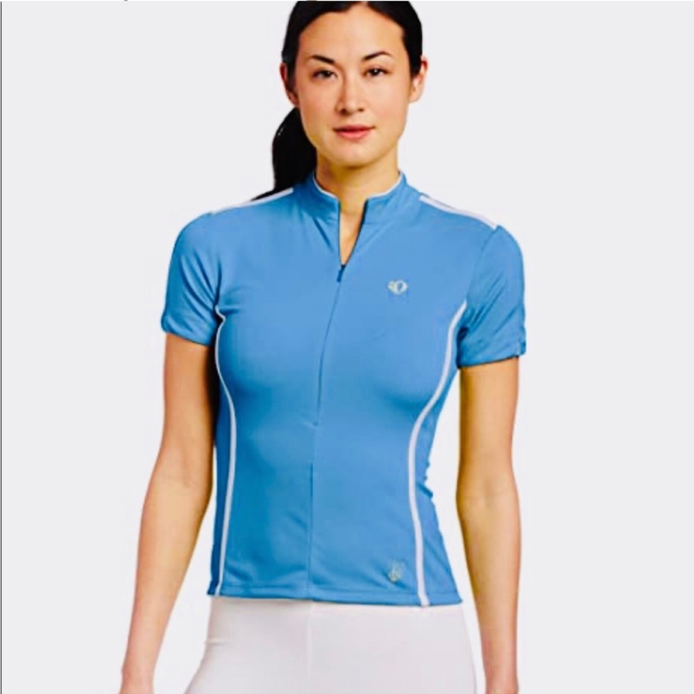 Pearl Izumi Blue Cycling Jersey, Large